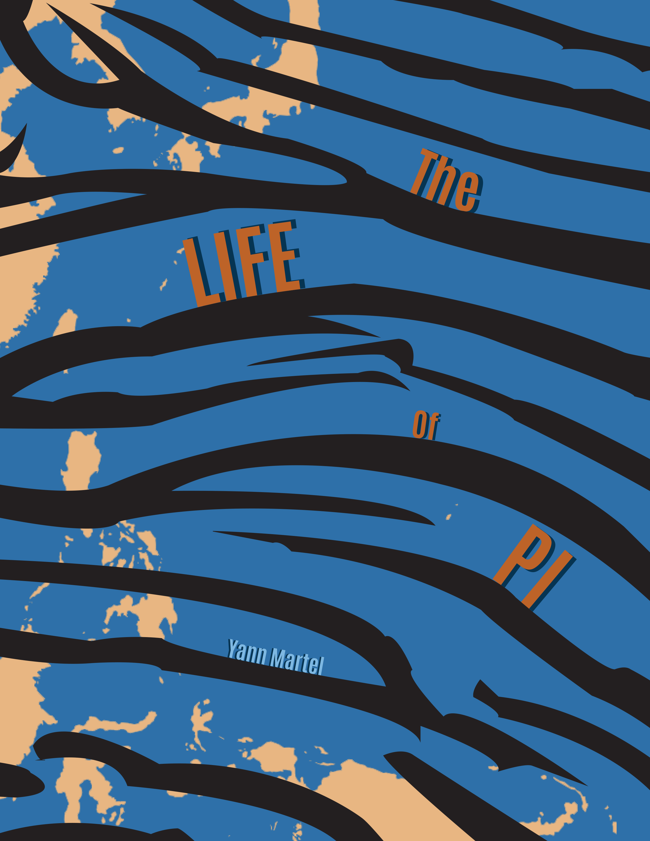 Life of Pi Book Cover Redesign