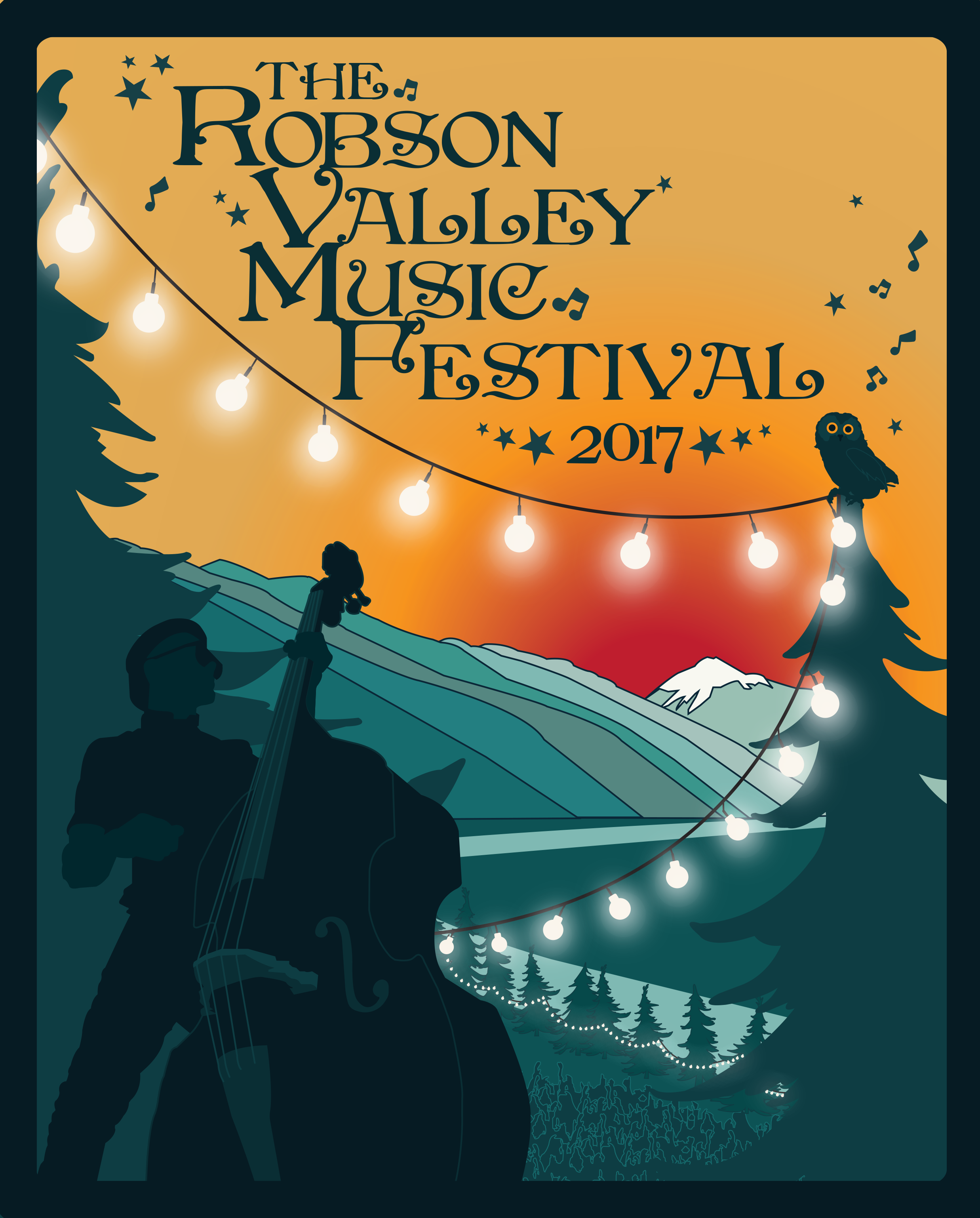 2017 Robson Valley Music Festival Hoodie Design