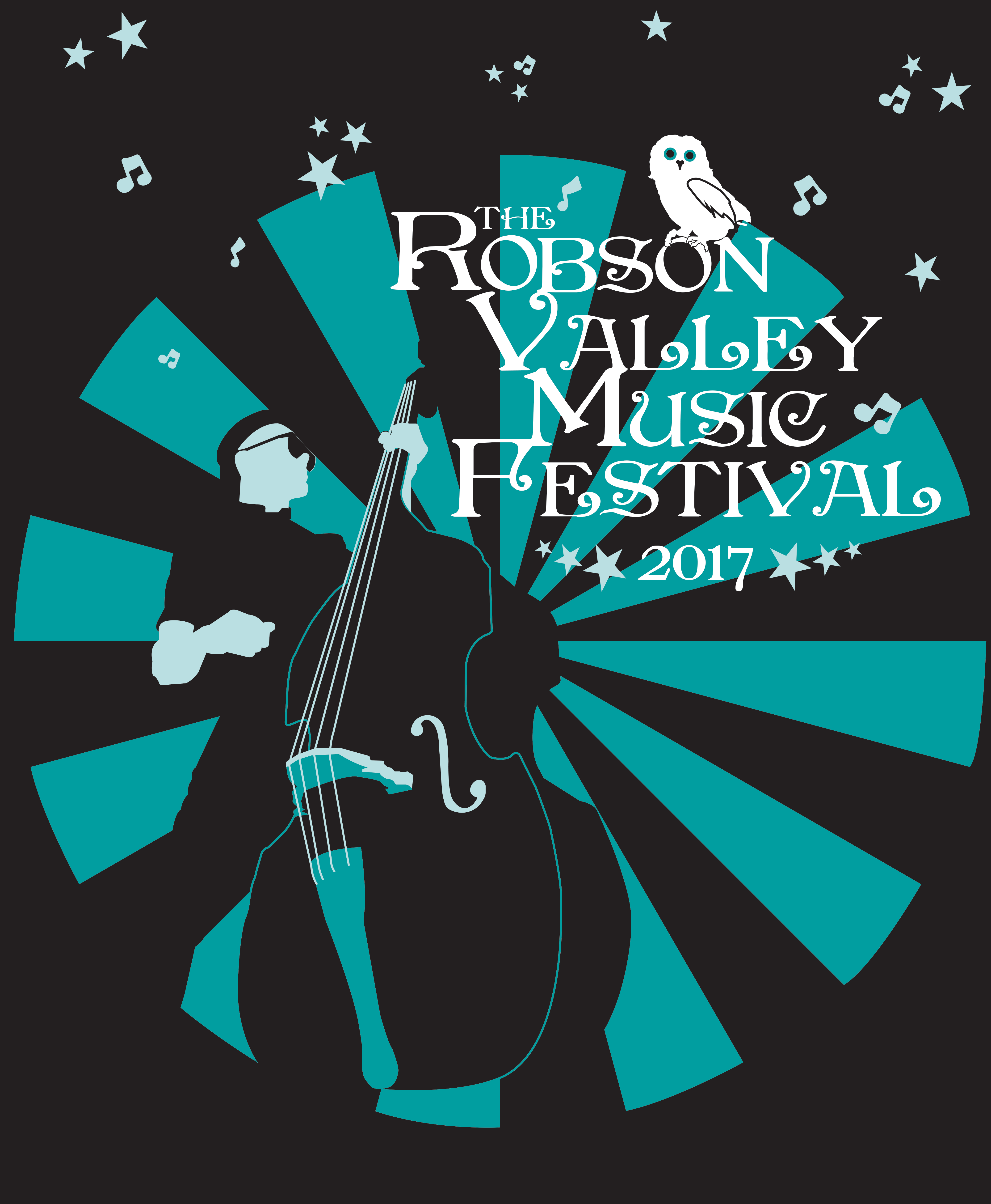 2017 Robson Valley Music Festival T-Shirt Design